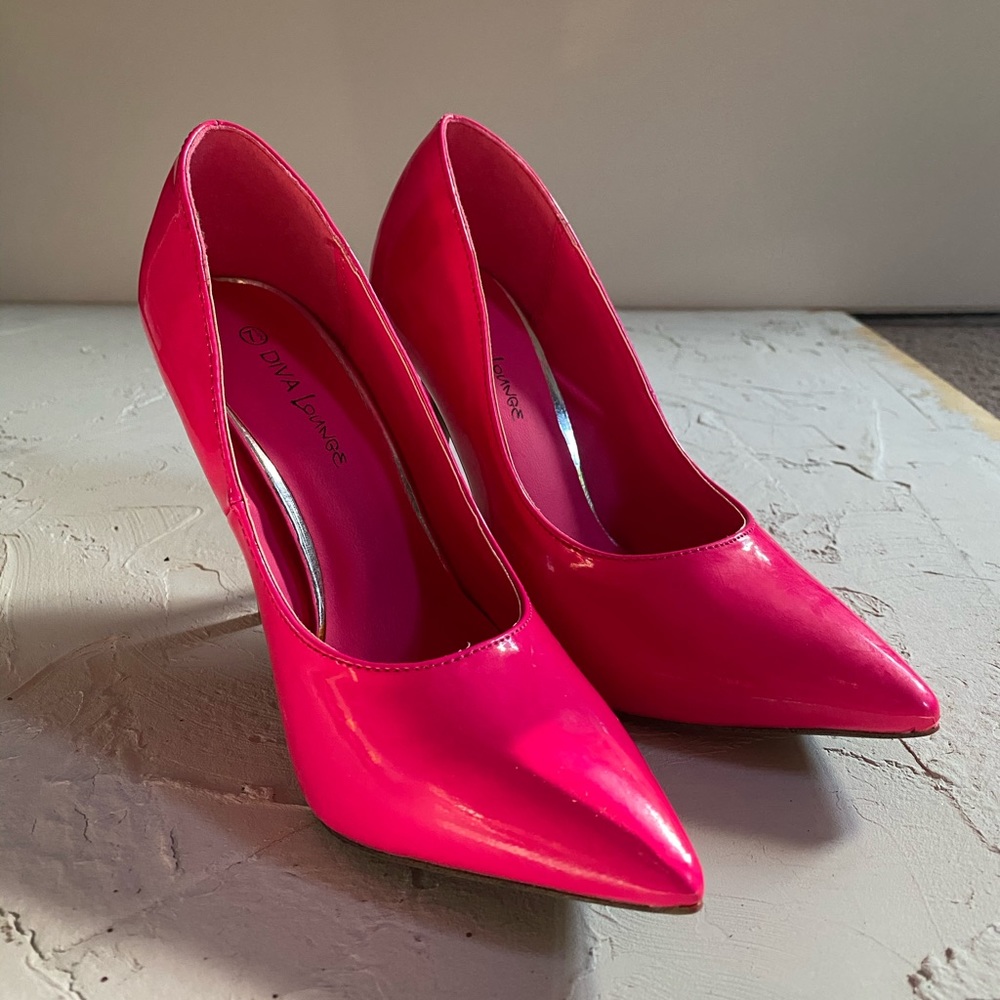 Hot pink heels, never worn